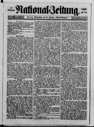 Nationalzeitung on Feb 14, 1852