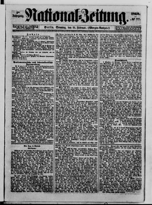 Nationalzeitung vom 15.02.1852