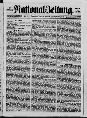 Nationalzeitung on Feb 21, 1852