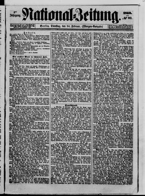 Nationalzeitung vom 24.02.1852