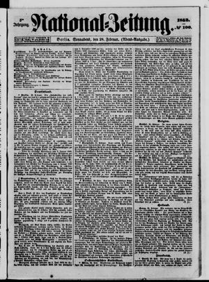 National-Zeitung vom 28.02.1852