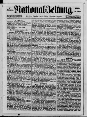 Nationalzeitung vom 02.03.1852