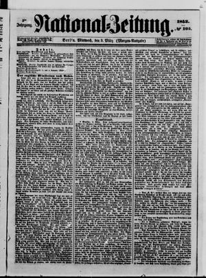 National-Zeitung vom 03.03.1852