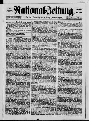 National-Zeitung vom 04.03.1852