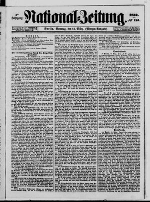 Nationalzeitung vom 14.03.1852