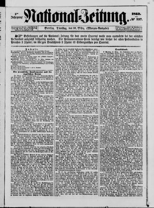 Nationalzeitung vom 16.03.1852