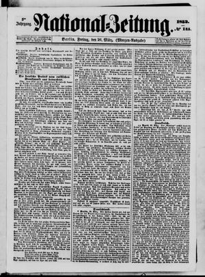 Nationalzeitung on Mar 26, 1852
