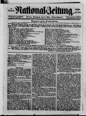 Nationalzeitung on Mar 27, 1852