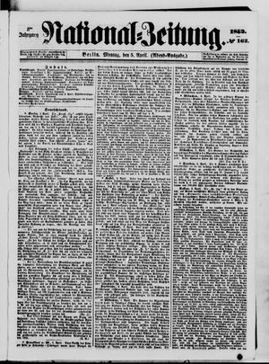 Nationalzeitung vom 05.04.1852