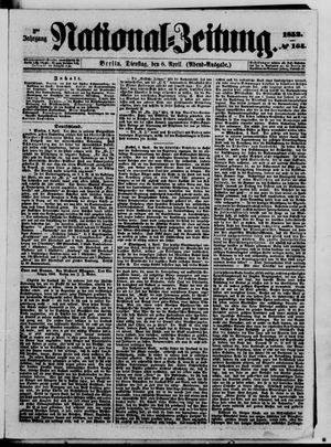 Nationalzeitung vom 06.04.1852