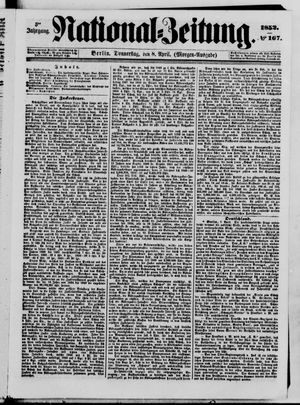 Nationalzeitung vom 08.04.1852