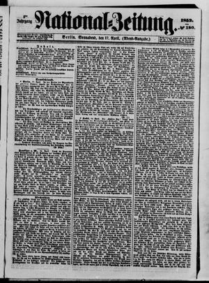 Nationalzeitung vom 17.04.1852