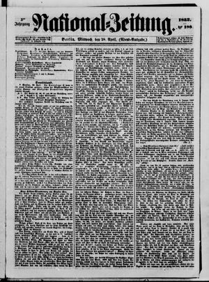 Nationalzeitung on Apr 28, 1852