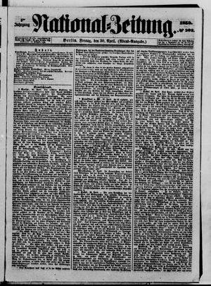 Nationalzeitung vom 30.04.1852