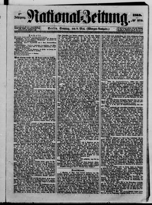 Nationalzeitung vom 09.05.1852