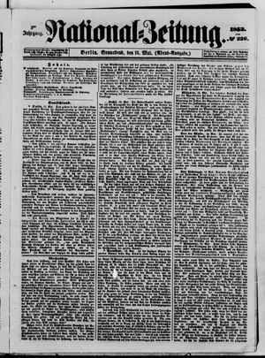 Nationalzeitung on May 15, 1852