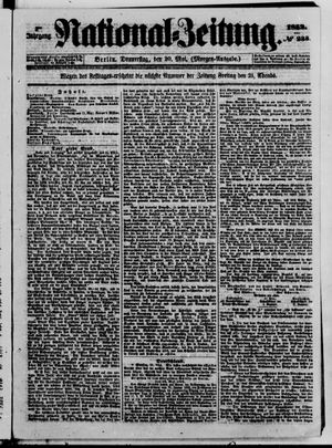 Nationalzeitung vom 20.05.1852