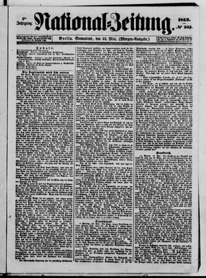 National-Zeitung vom 22.05.1852