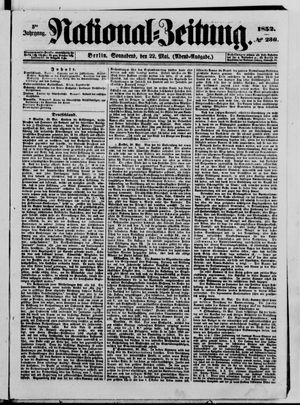 National-Zeitung vom 22.05.1852