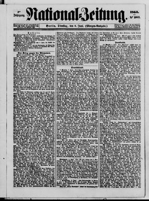 Nationalzeitung vom 08.06.1852