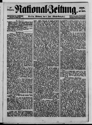Nationalzeitung vom 09.06.1852