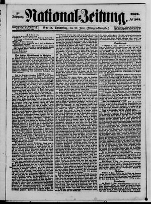 Nationalzeitung vom 10.06.1852