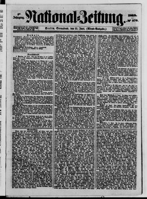 Nationalzeitung on Jun 12, 1852