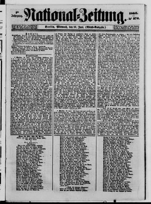 Nationalzeitung on Jun 16, 1852