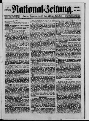 National-Zeitung vom 17.06.1852