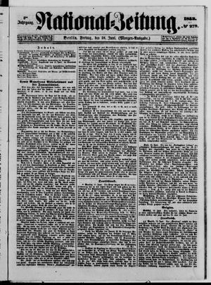 Nationalzeitung vom 18.06.1852