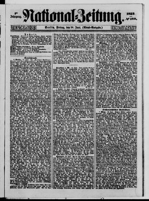 Nationalzeitung vom 18.06.1852