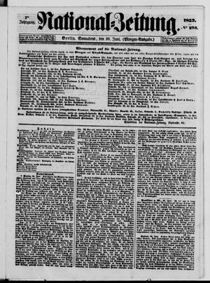 National-Zeitung vom 26.06.1852