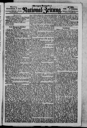 Nationalzeitung vom 03.07.1852