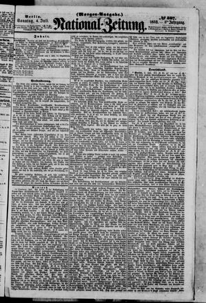 Nationalzeitung vom 04.07.1852