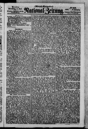 Nationalzeitung vom 06.07.1852
