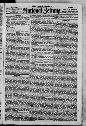 Nationalzeitung vom 08.07.1852