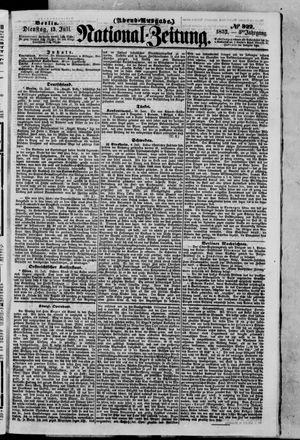 Nationalzeitung vom 13.07.1852