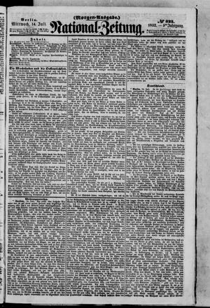 Nationalzeitung on Jul 14, 1852