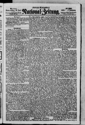 Nationalzeitung on Jul 15, 1852