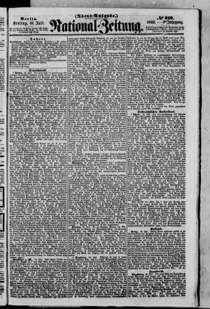 Nationalzeitung vom 16.07.1852