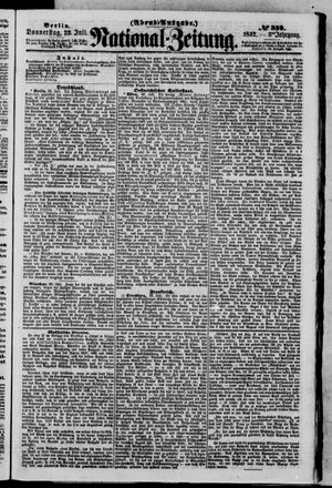 Nationalzeitung on Jul 22, 1852