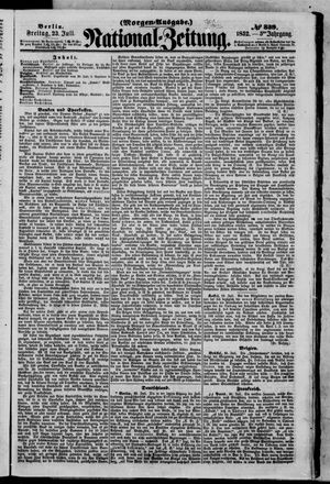 Nationalzeitung vom 23.07.1852