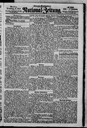 Nationalzeitung vom 27.07.1852