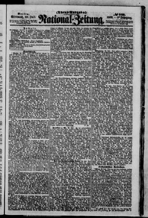 Nationalzeitung vom 28.07.1852