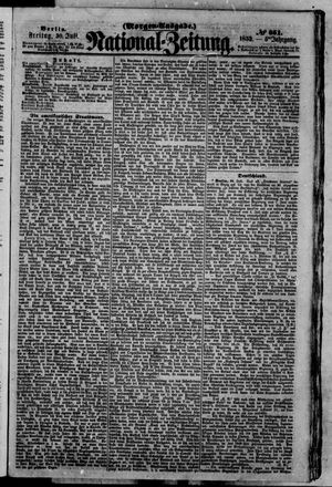 Nationalzeitung vom 30.07.1852