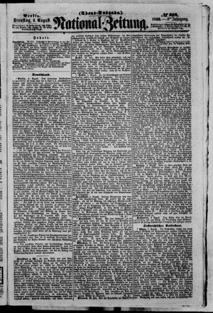 Nationalzeitung vom 03.08.1852