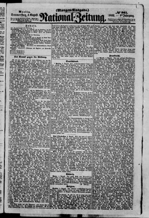 Nationalzeitung on Aug 5, 1852