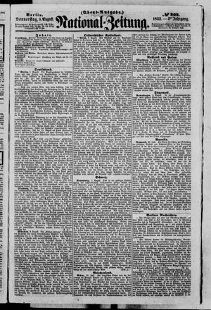 Nationalzeitung vom 05.08.1852