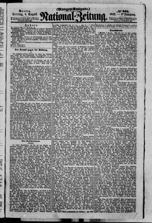 Nationalzeitung vom 06.08.1852