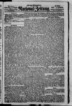 Nationalzeitung on Aug 12, 1852